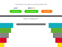 Tablet Screenshot of islamic-college.com